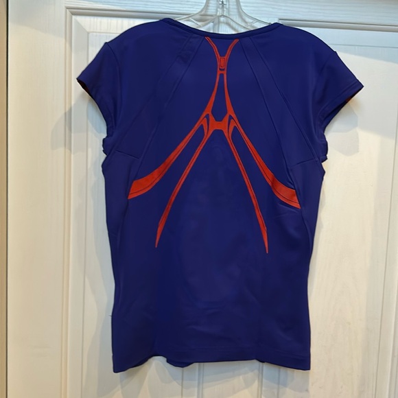 BOGO NWT Adidas Barricade Tennis/Pickleball/Golf Cap Sleeve Blue with Red … - Picture 3 of 3